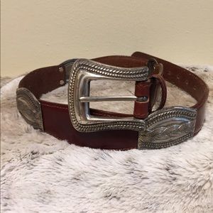 Genuine Leather w/ Silver Tone Accents by Fossil